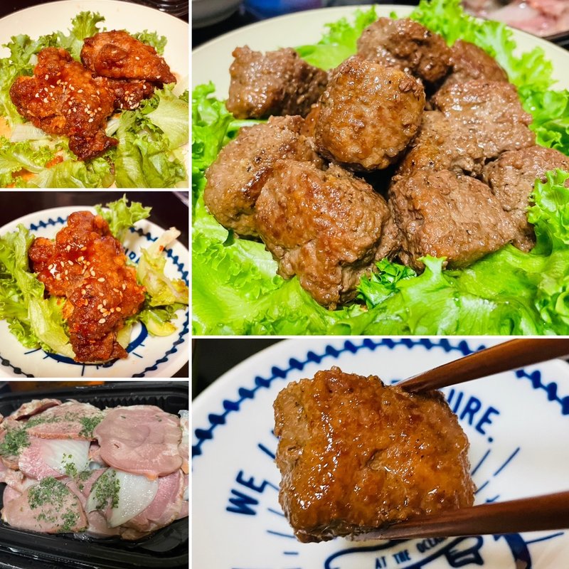 サイコロステーキ(自宅)