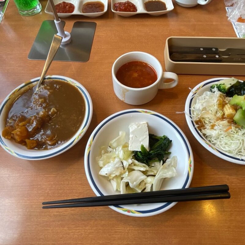 健康サラダバーランチ(ステーキガスト 栄鍛冶ヶ谷店)