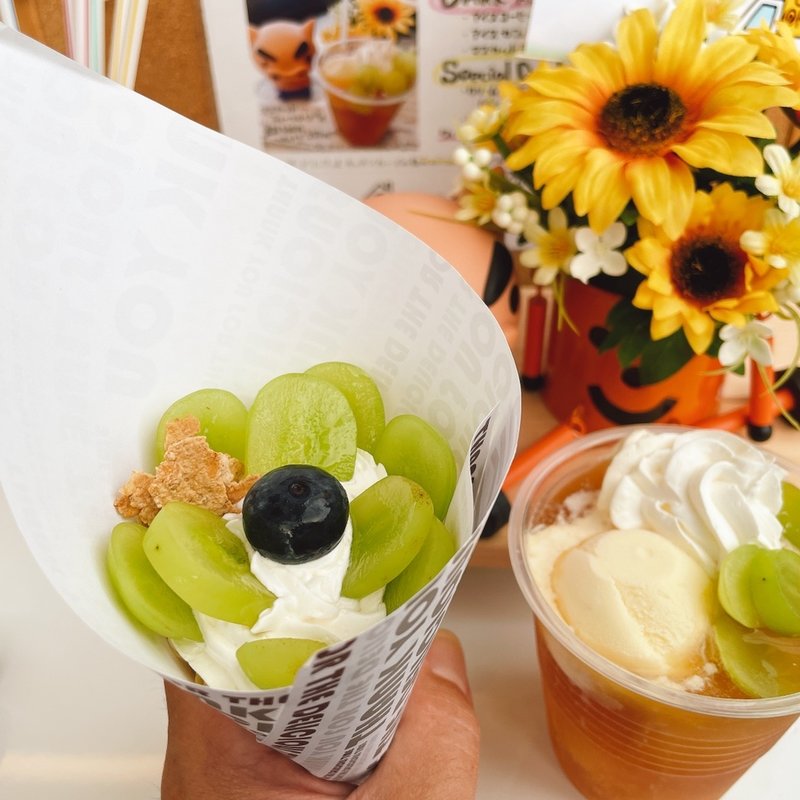 シャインマスカットクレープ(cafe@HOME)