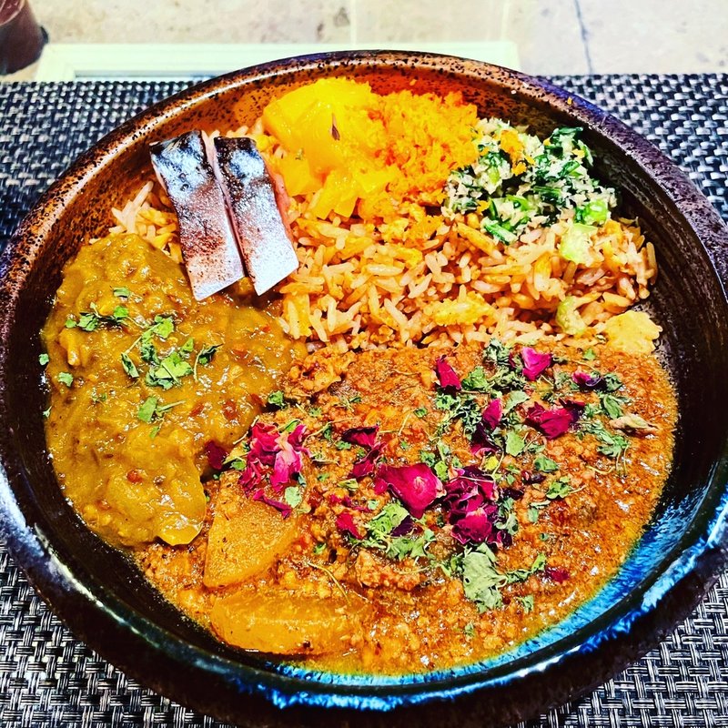 2種あいがけ(sally curry)