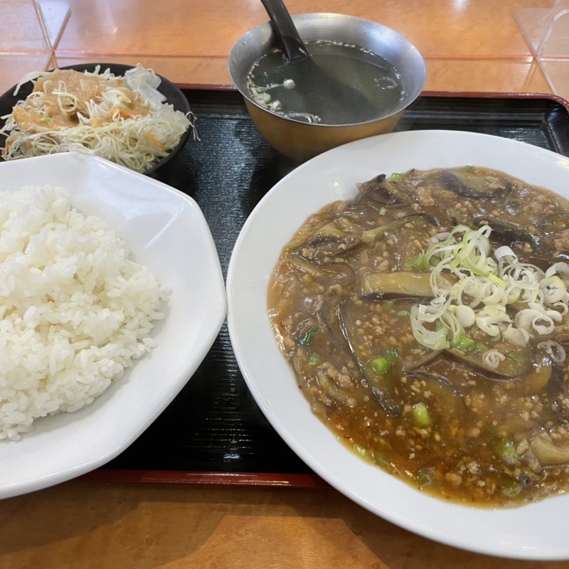 麻婆茄子定食(味の店 錦 緑が丘店 )