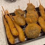 串カツ(個人盛り合わせ)(串カツ田中 名古屋駅西口店)