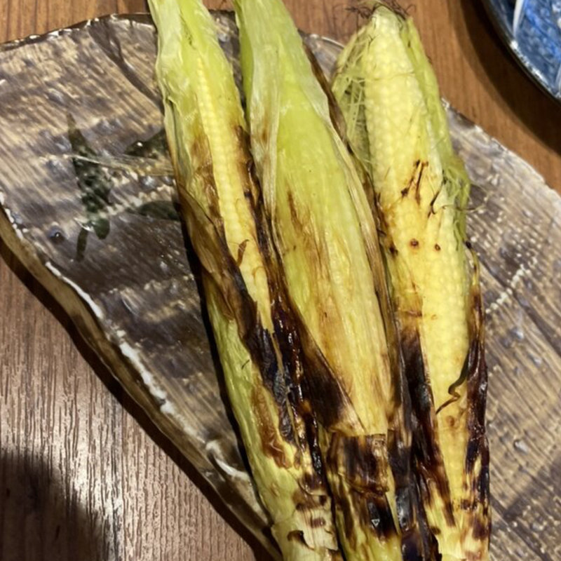 ヤングコーン焼き(酒席まつした)