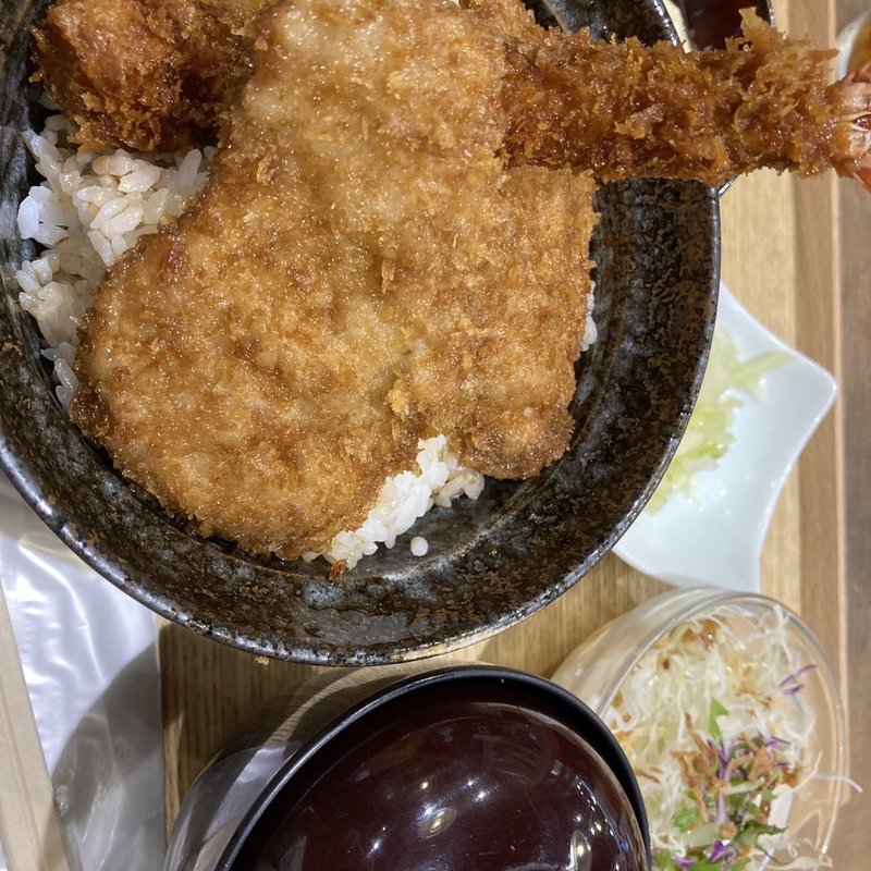 合いもり丼(新潟カツ丼 タレカツ高田馬場店)