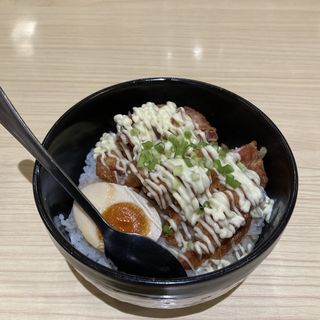 海鮮湯麺と鶏肉飯（Cセット）(竜の食堂)
