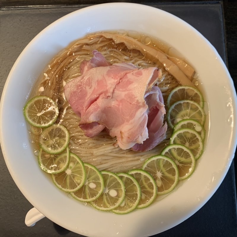酢橘の冷やしらぁめん(カネキッチン ヌードル （KaneKitchen Noodles）)