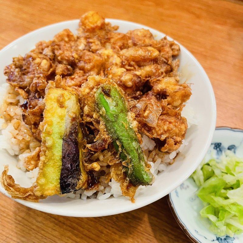 かき揚げ天丼(蔵前いせや)