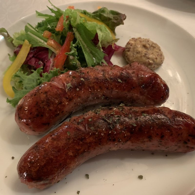 ソーセージのオーブン焼き(平井スパゲティ)