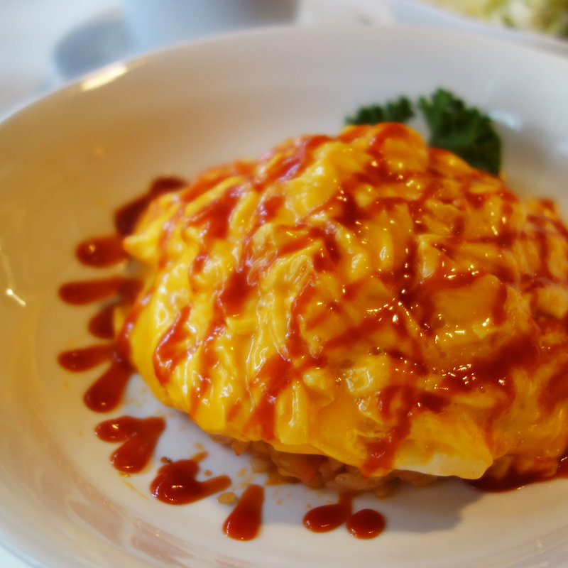 オムライスセット(サラダ・スープ・コーヒー付き)(COFFEE Nire 楡 （にれ）)