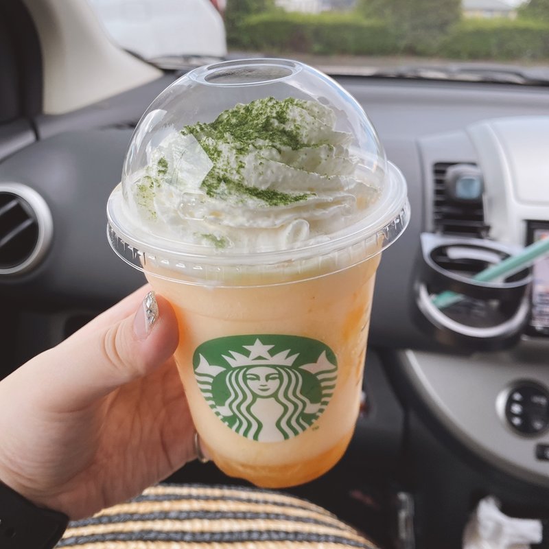 静岡みかんシトラスだらーけフラペチーノ(スターバックスコーヒーExpasa足柄サービスエリア上り線)