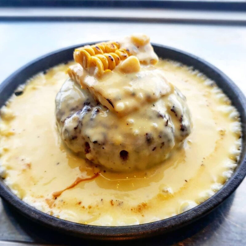 肉汁フロマージュハンバーグ(萬鉄)