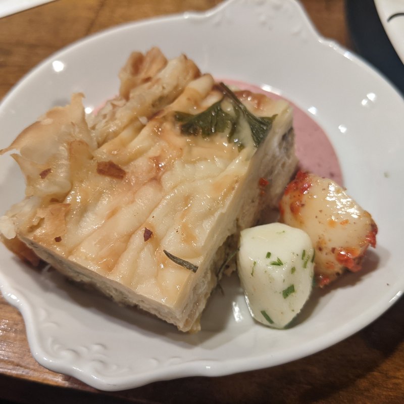 太刀魚のキッシュ(狸穴)