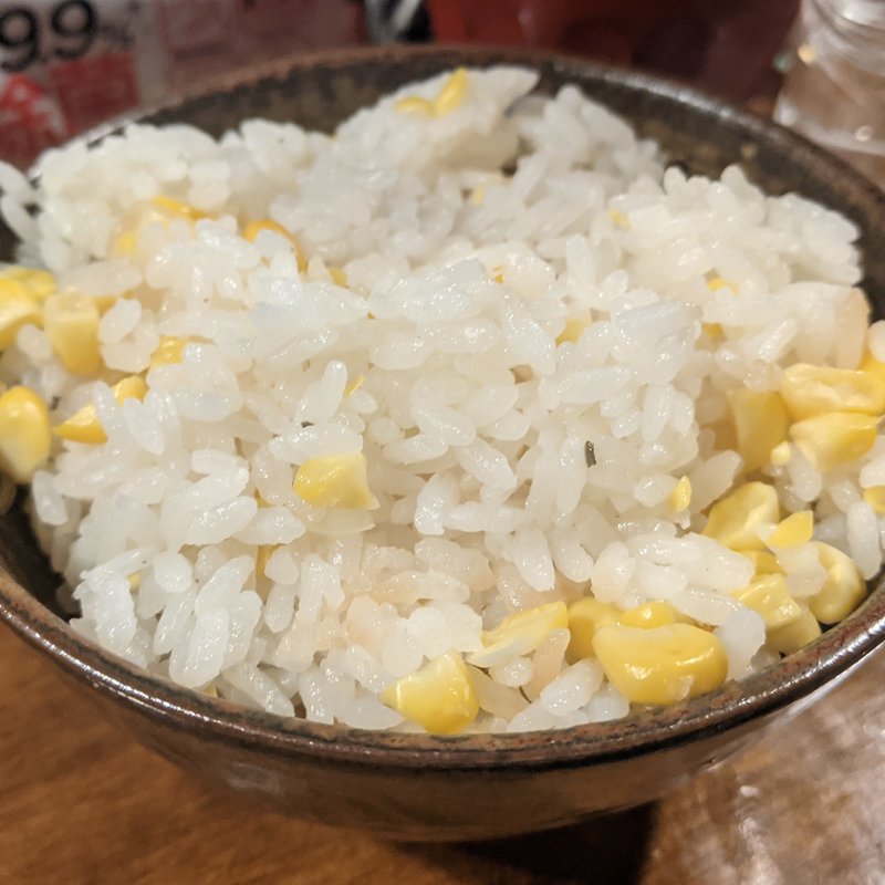 トウモロコシご飯(狸穴)