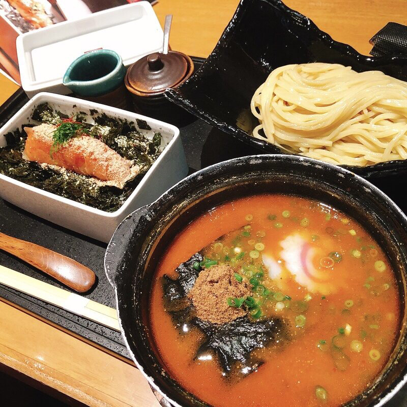 飯麺セット(元祖博多めんたい重)