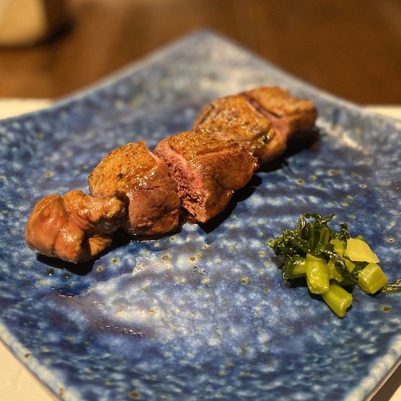 尾長鴨のささみ、ロース(柳家錦)