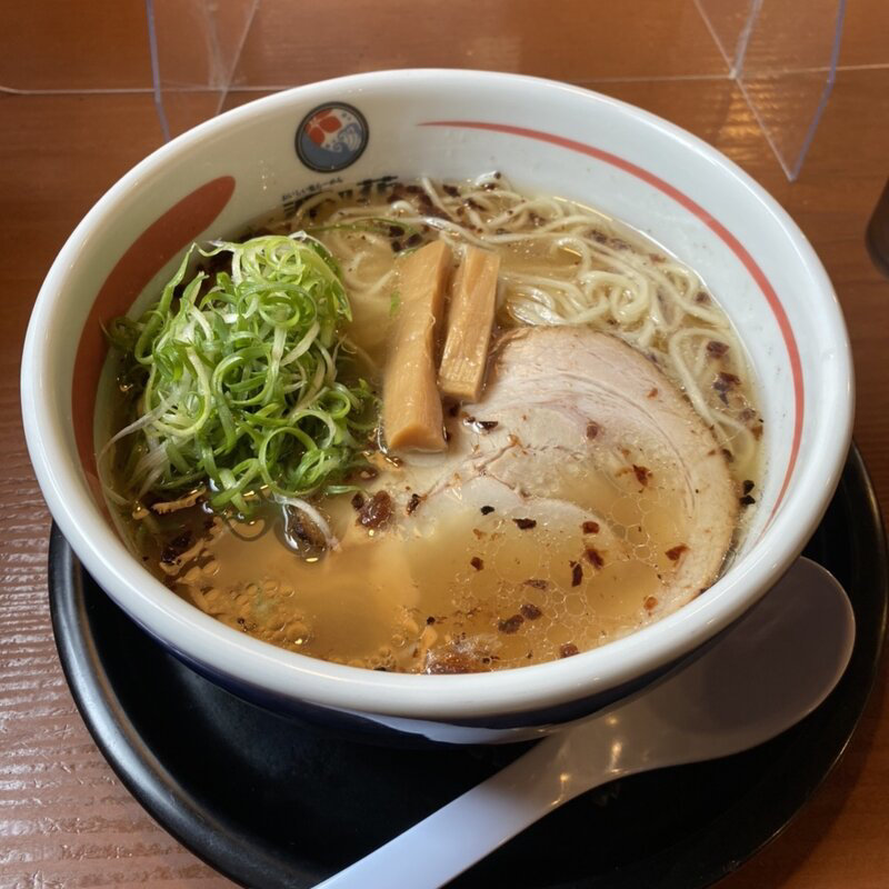天然塩らーめん(塩ラーメン波の花　亀岡店)