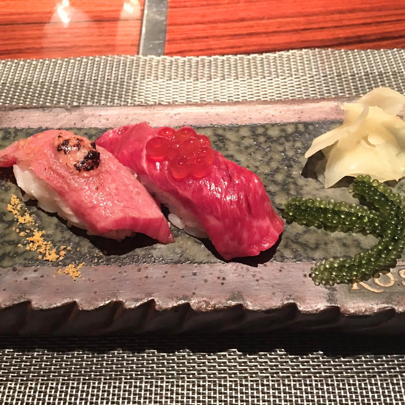 特選黒毛和牛にぎり(GINZA KOSO)