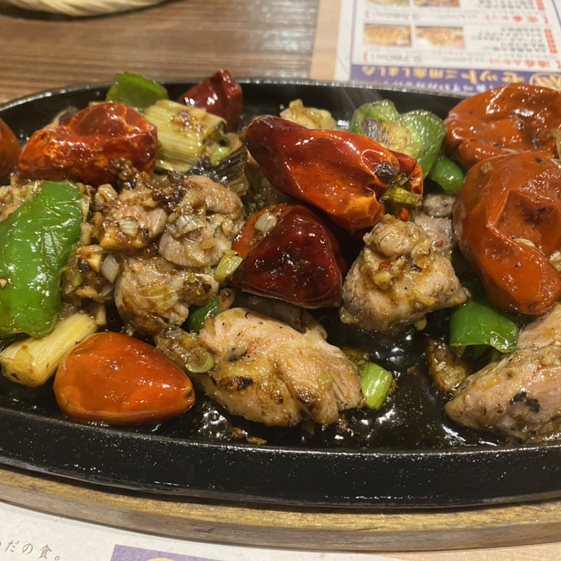 夏の地鶏炭火焼き(塚田農場JR神戸駅)