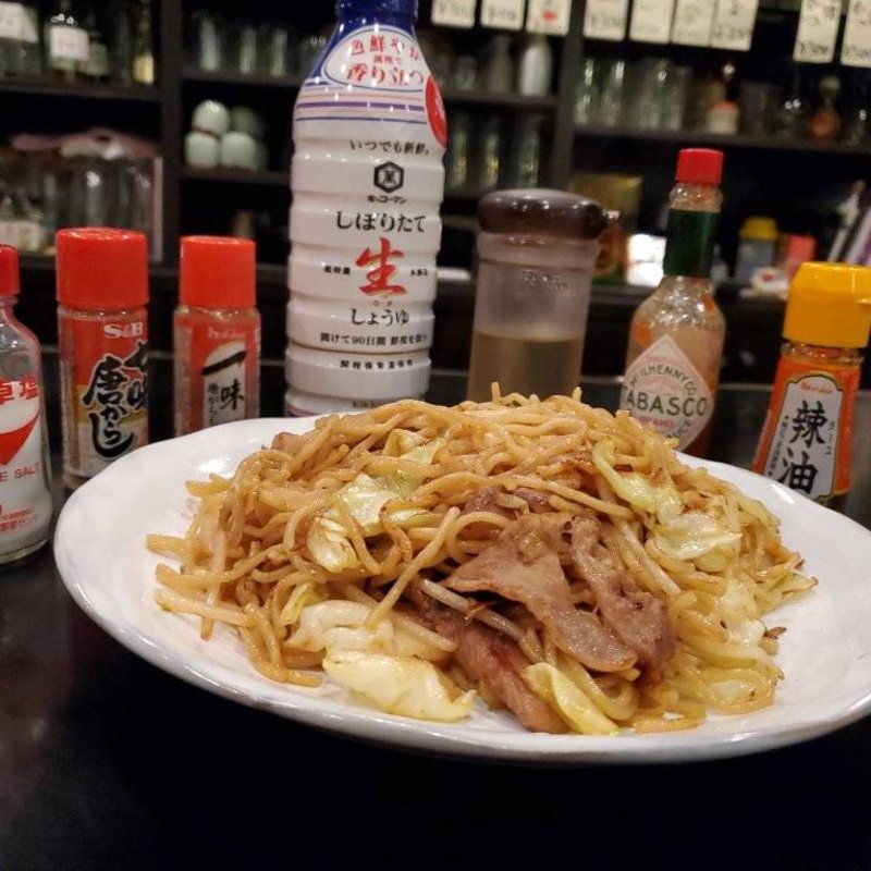 テイクアウトメニュー　白やきそば(居酒屋D-GOLF)