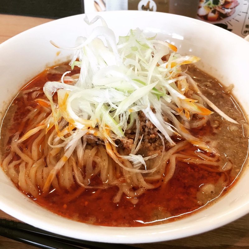 冷やし蕃茄担々麺 白version (限定メニュー)(らぁ麺彩どり)