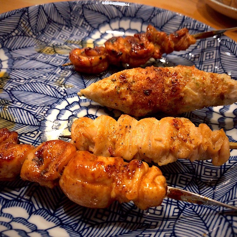 鶏はらみ、もも、つくね(鳥”夢)