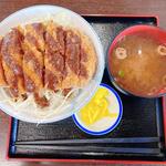 味噌カツ丼セット(道の駅関宿　軽食コーナー)