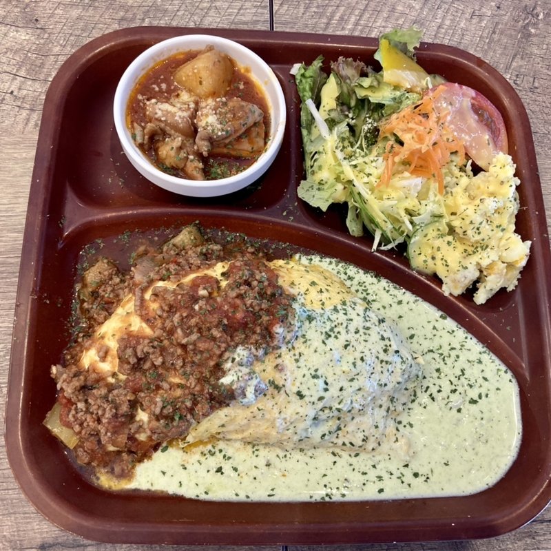 たまごライスプレート(たまごの鶴田)