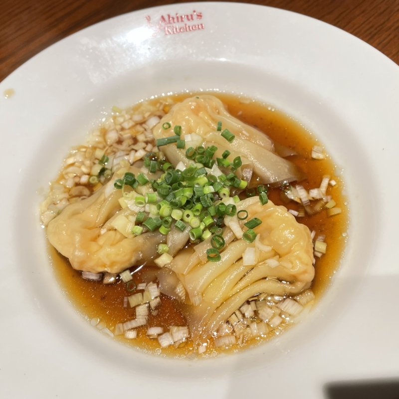 海老ワンタン葱まみれ(あひるの台所 二子玉川店)