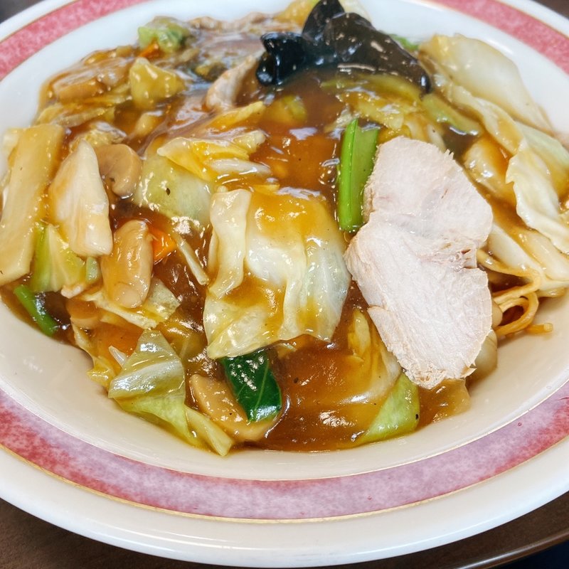 五目あんかけ焼きそば(桃林 )