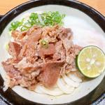 肉ぶっかけうどん冷(日本橋 讃岐うどん ほし野)