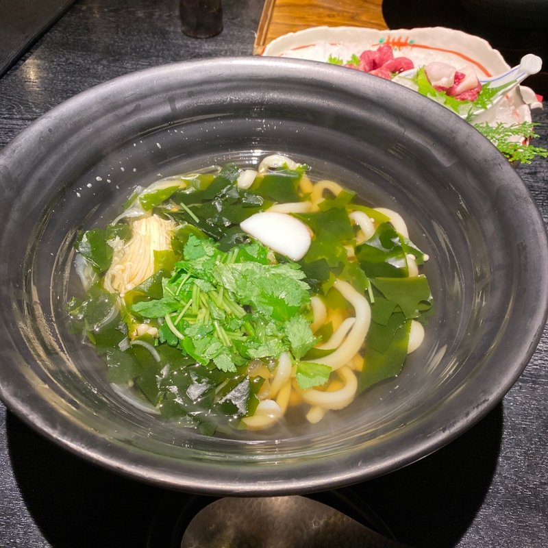 若布のおうどん(麺匠の心つくし つるとんたん 新宿店)