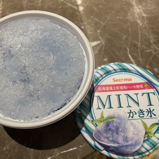 ミントかき氷(セイコーマート)