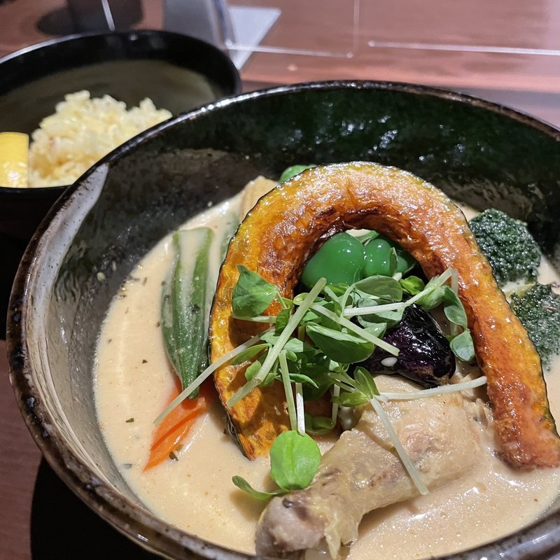 チキン野菜カリー(スープカリー イエロー soup curry yellow)