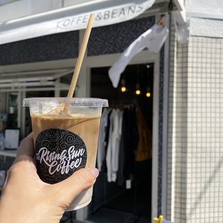 アイスカフェラテ(ザ ライジング サン コーヒー 東京店)