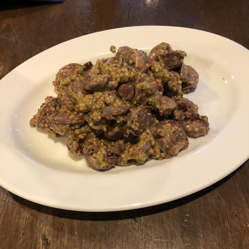 砂肝の粒マスタード合え(ドイーニョケンタローネ )