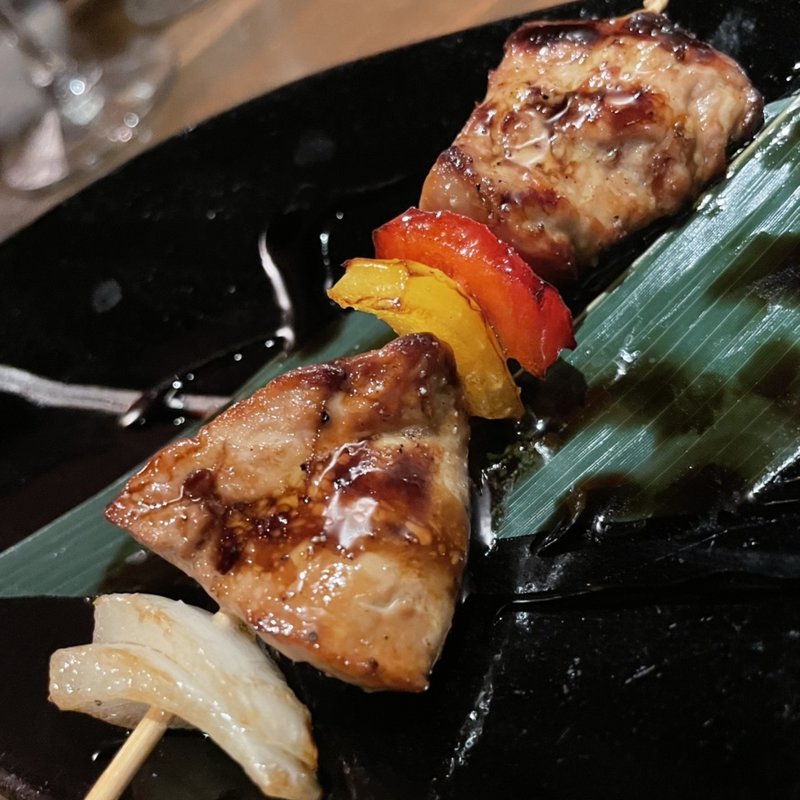 炙りフォアグラ　バルサミコ(焼鳥かど屋)