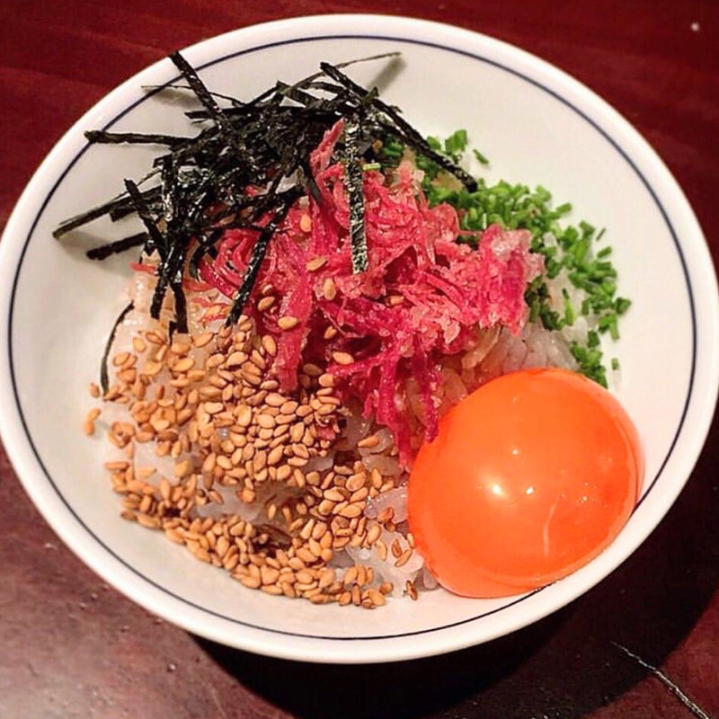 自家製てほぐしコンビーフの卵かけご飯(加藤牛肉店　銀座 Keiyo Street店 )