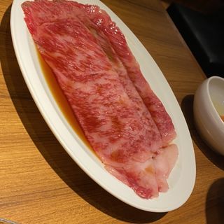 サーロイン 名物 野原焼き(焼肉ジャンボ 白金)