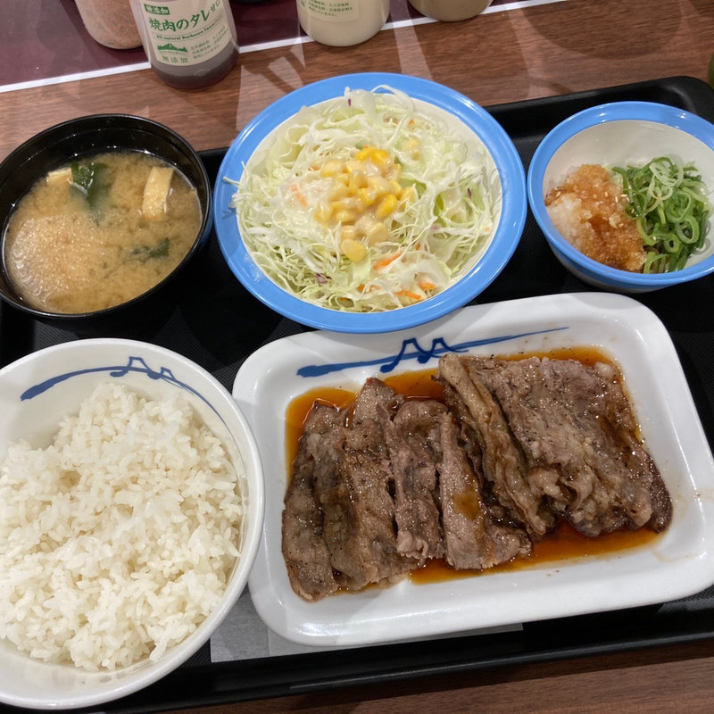 L牛焼肉定食(松屋 多摩愛宕店 （松のや併設）)