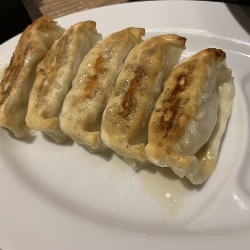 焼餃子(天然温泉　平和島　レストランゆらり)