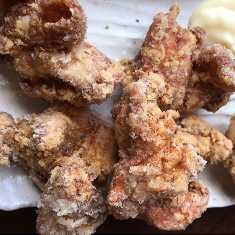 錦爽鶏の唐揚げ(六代目らーめん処 まるは極 西船橋店)