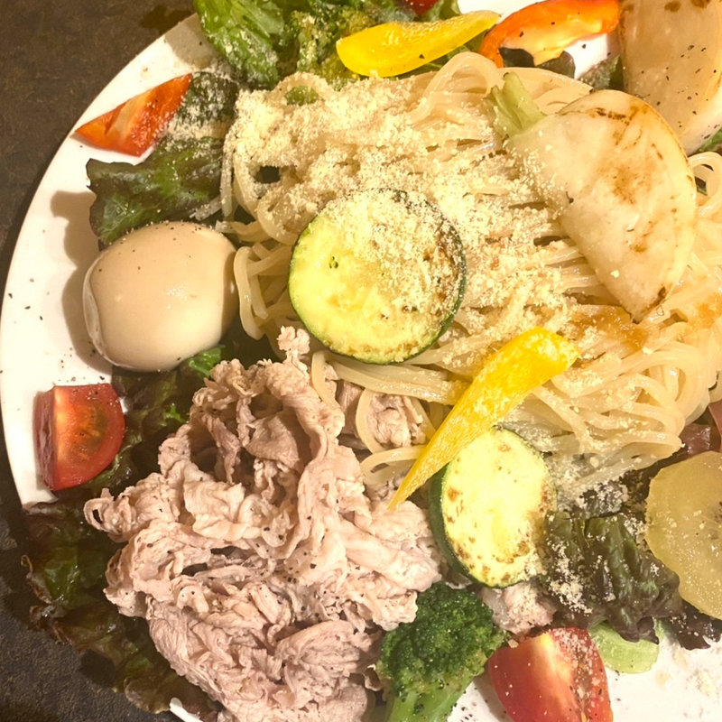 豚しゃぶ冷やし麺(わいわい亭 狸小路店)