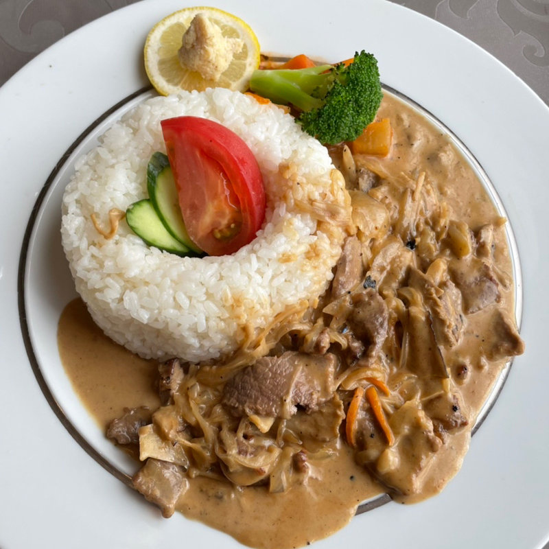 ビーフストロガノフ(ビストロ・ポップコーン)