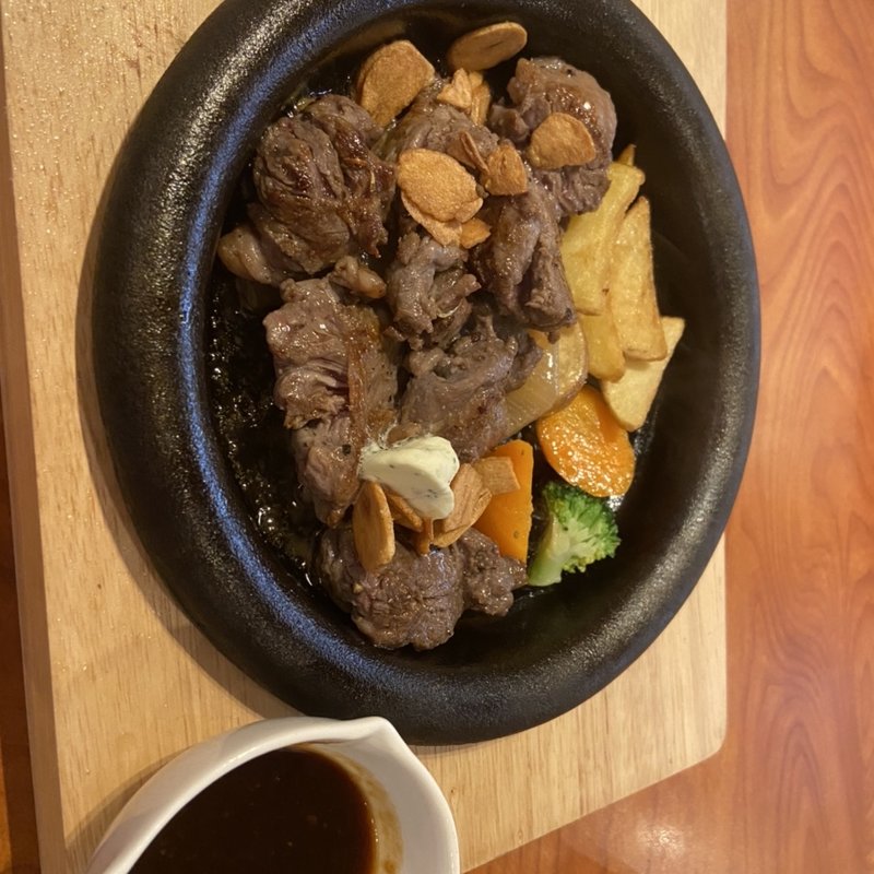 サイコロステーキ(パルメナーラ イオンモール船橋店)