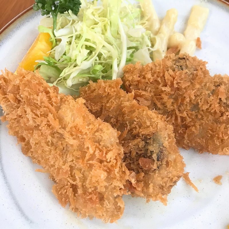 生アジフライ(浅草 水口食堂)