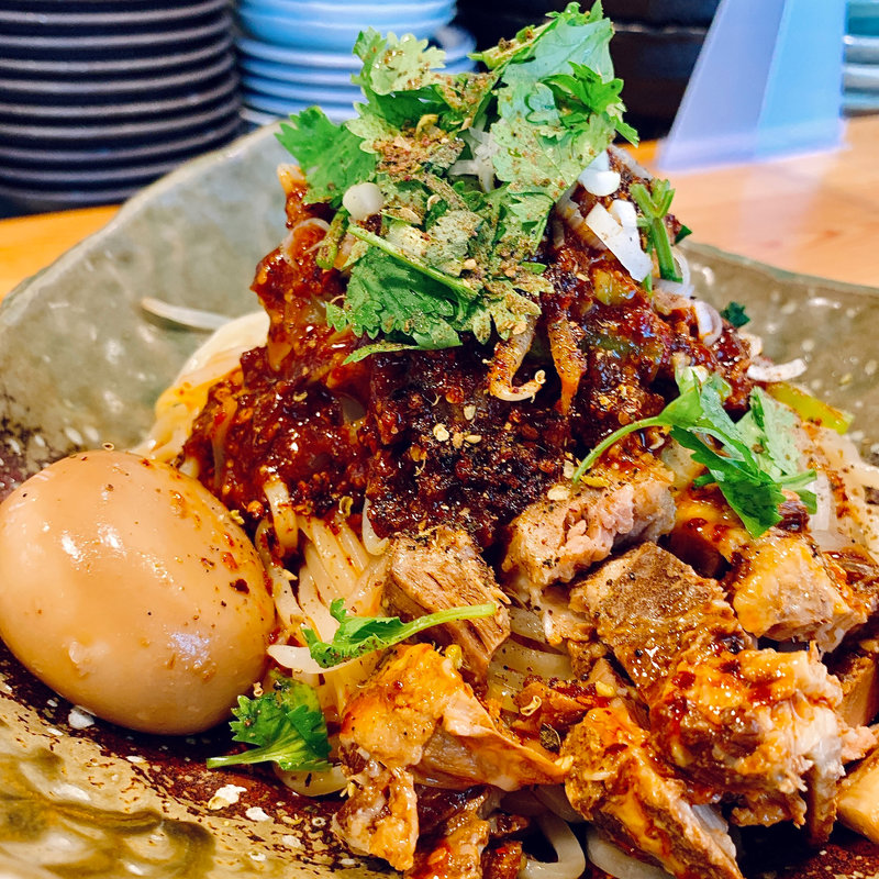 冷やし辛まぜそば(馬鹿坊)