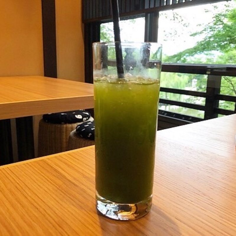抹茶ドリンク(excafe祇園八坂)