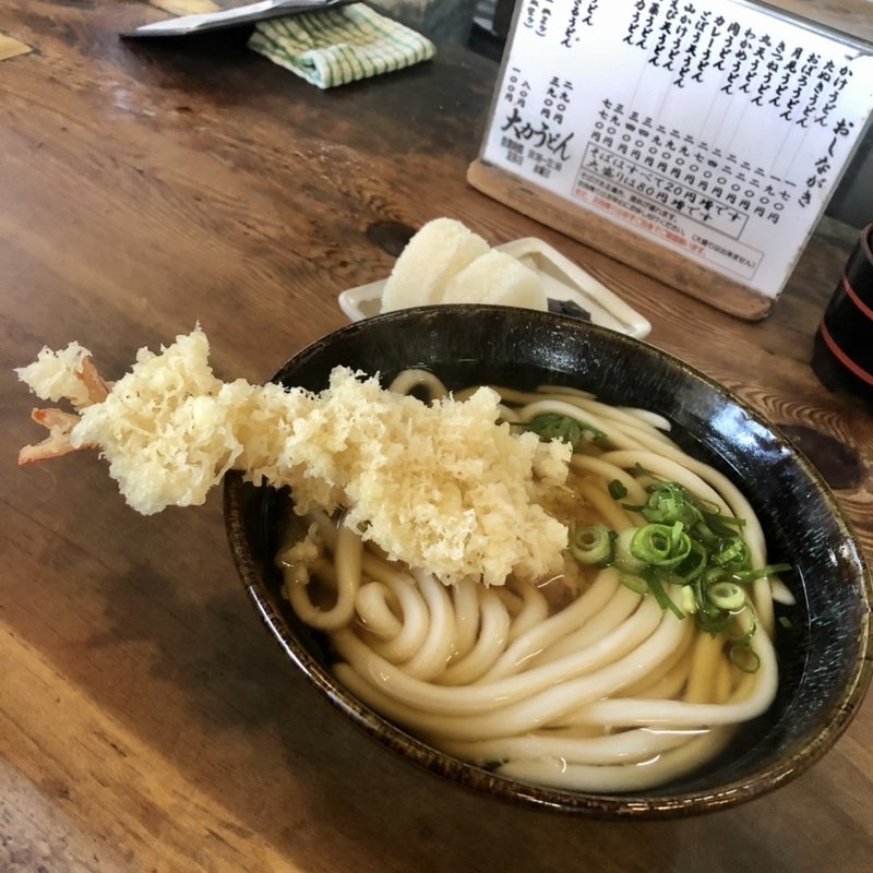 えび天うどん(大力うどん)