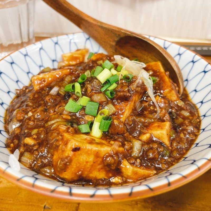 フカヒレ麻婆丼プレミアム(ラーメン専科 竹末食堂)