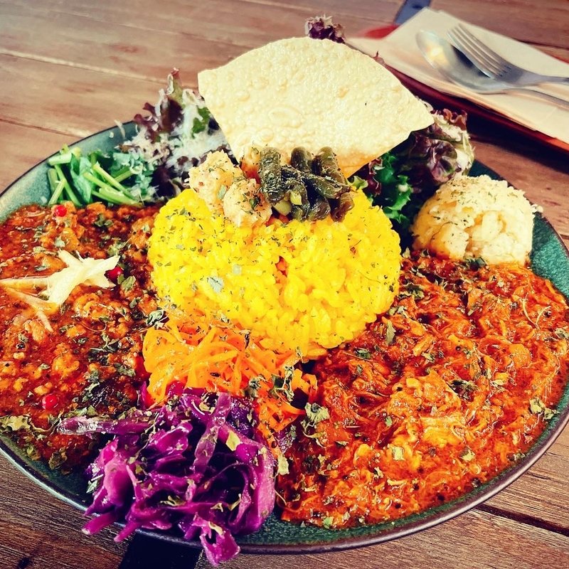 あいがけカレー(BREWED BASE（ブリュードベース）)